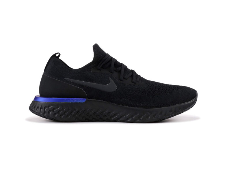 Giày Nike Epic React Flyknit đen xanh NE05