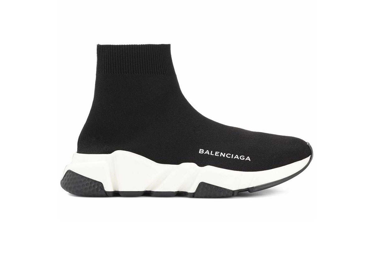 Giày Balenciaga Speed Trainer đen đế trắng  Khogiaythethao