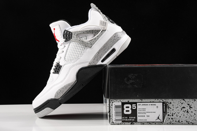Giày Nike Air Jordan 4 Retro White Cement NAJ54