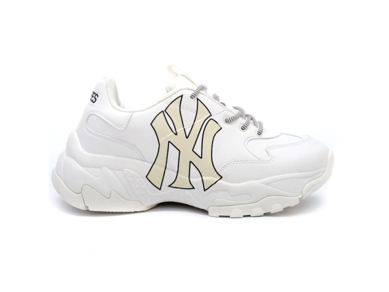giày sneaker MLB NY trắng chữ đen  giày thời trang nam nữ mlb ny đen độn  5cm bản mới Hot Hit  Lazadavn