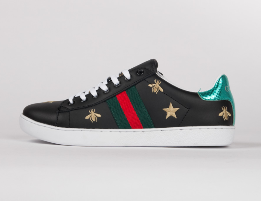 Gucci Ace Sneaker with Bees & Stars Black Edition